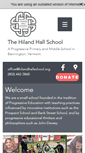 Mobile Screenshot of hilandhallschool.org